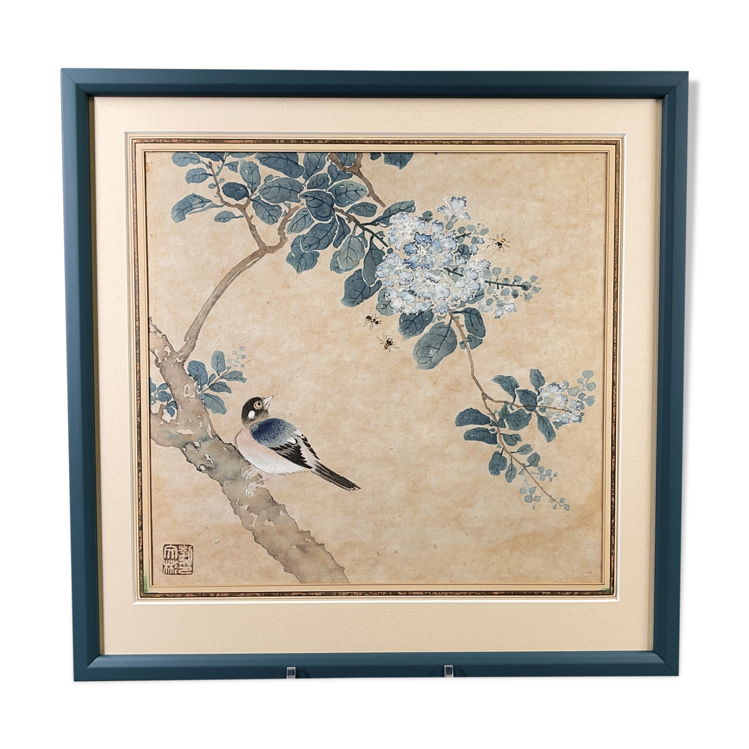 Print China Quing period framed
