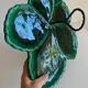 Vintage Glazed Ceramic Barbotine Dish