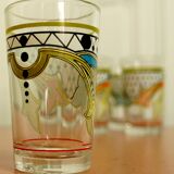 Set of 6 vintage shooter glasses