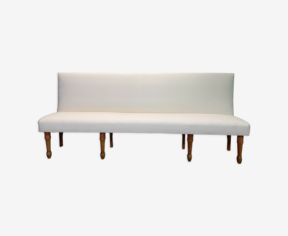 Banquette de bistrot brasserie restaurée
