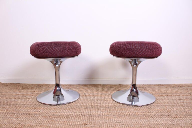 Chrome tabs by Boerje Johansson for Johansson Design 1960s