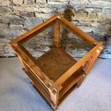 Vintage pine side shelf / coffee table from the 80s-90s
