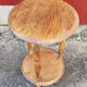 Pot holder, pedestal table, wood, vintage, 60s