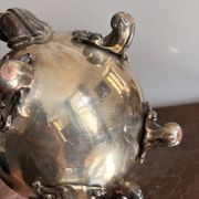 Antique Silver-Plated Victorian Teapot