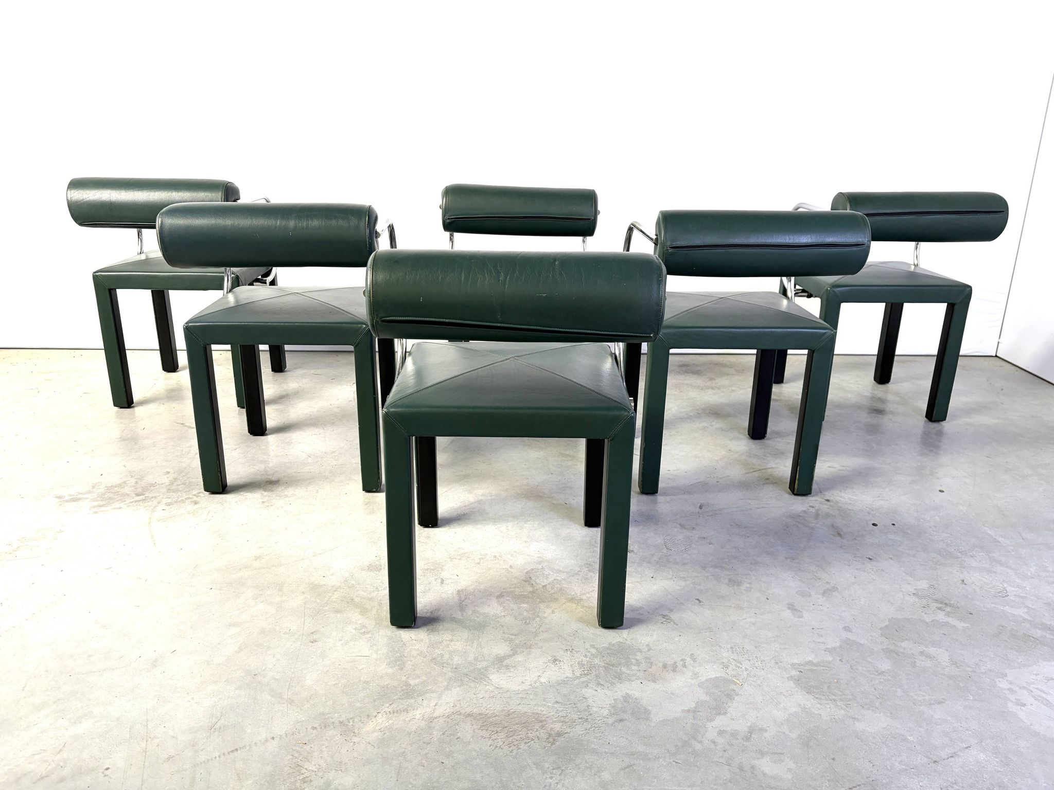Arcadia dining chairs by Paolo Piva for B&B Italia set of 6