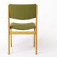 Vintage Scandinavian Oak Chair, 1970s, Norwegian Design, Newly Upholstered