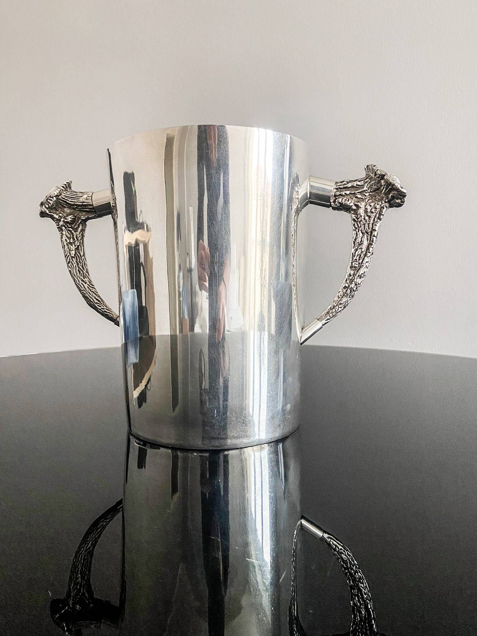 Un secchiello per il ghiaccio placcato in argento ralph lauren