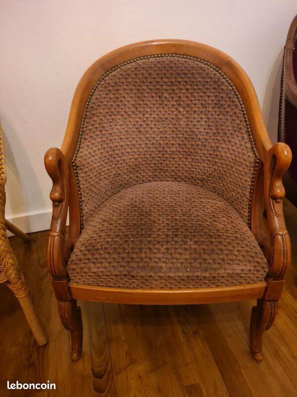swan neck armchair