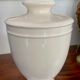 Vintage cracked ceramic lamp foot
