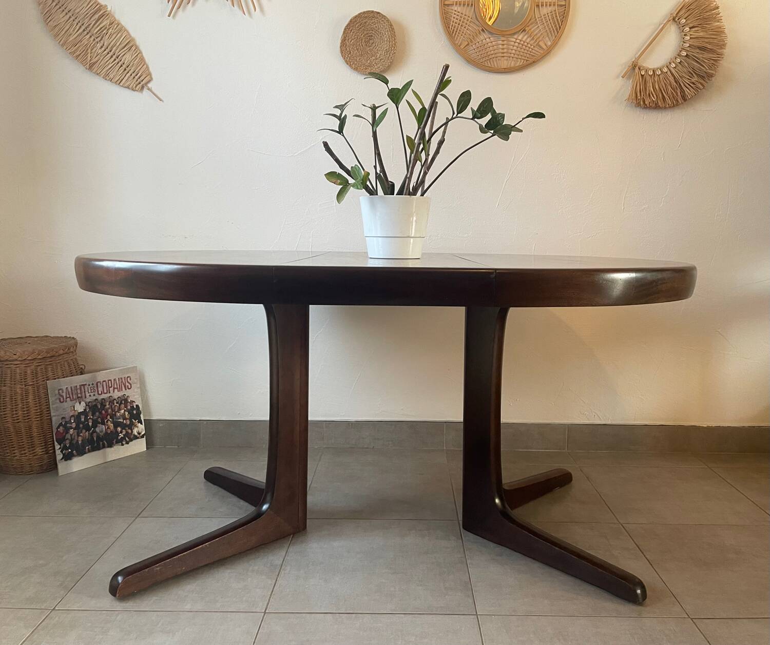 Table Baumann vintage 2 rallonges