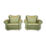 Fauteuils en forme d'éventail années 1950, set de 2