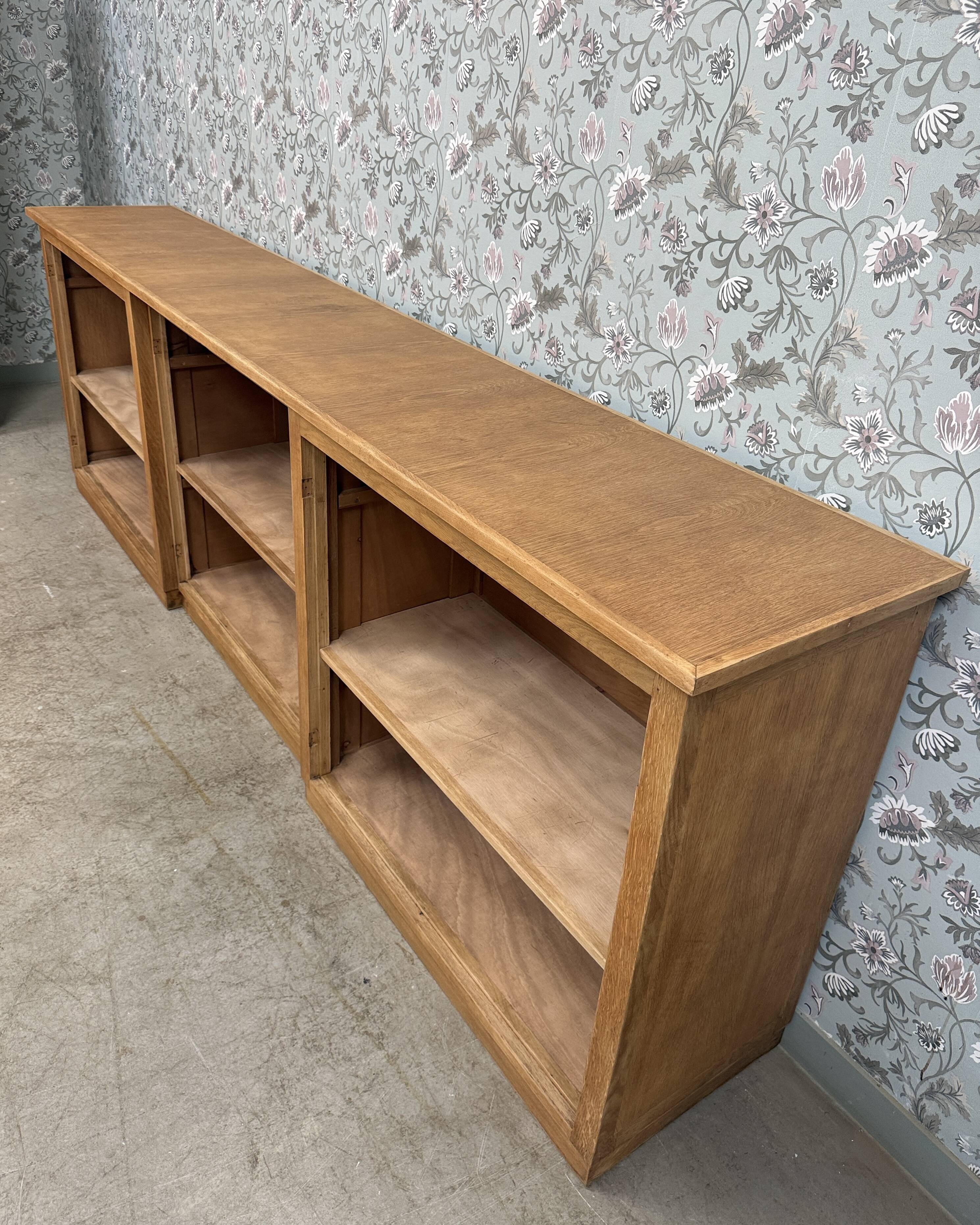 Open oak workshop furniture (renovated)