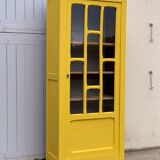 Glass-glazed Parisian wardrobe 1950
