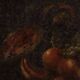 Painting still life oil on canvas from the 18th century