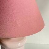 LAMPE Céramique Rose VINTAGE