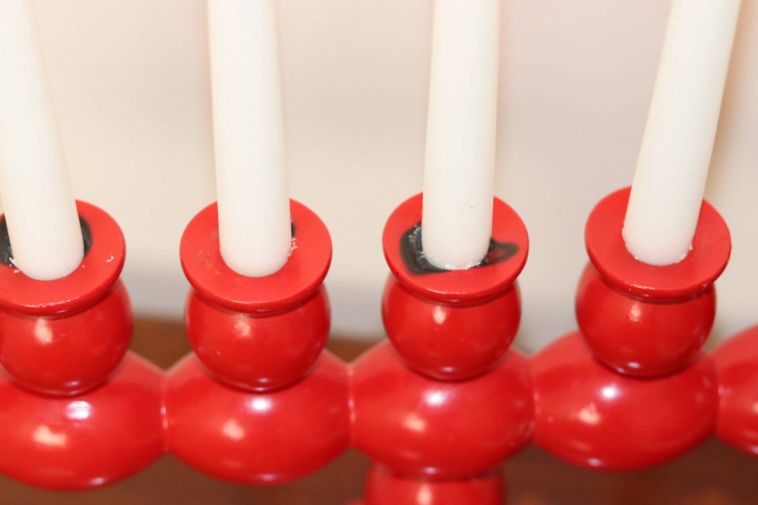 Candélabre suédois à fuseaux