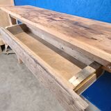 Old workbench, bar counter, high table, console