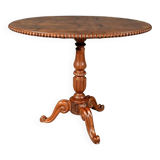 Oval Pedestal Table with Mahogany System, Louis Philippe period – 1st part 19th century