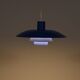 Lampe à Suspension PH4 Mid-Century par Poul Henningsen pour Louis Poulsen, Danemark,