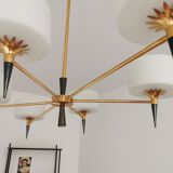 Chandelier 1950 modernist design arlus lunel