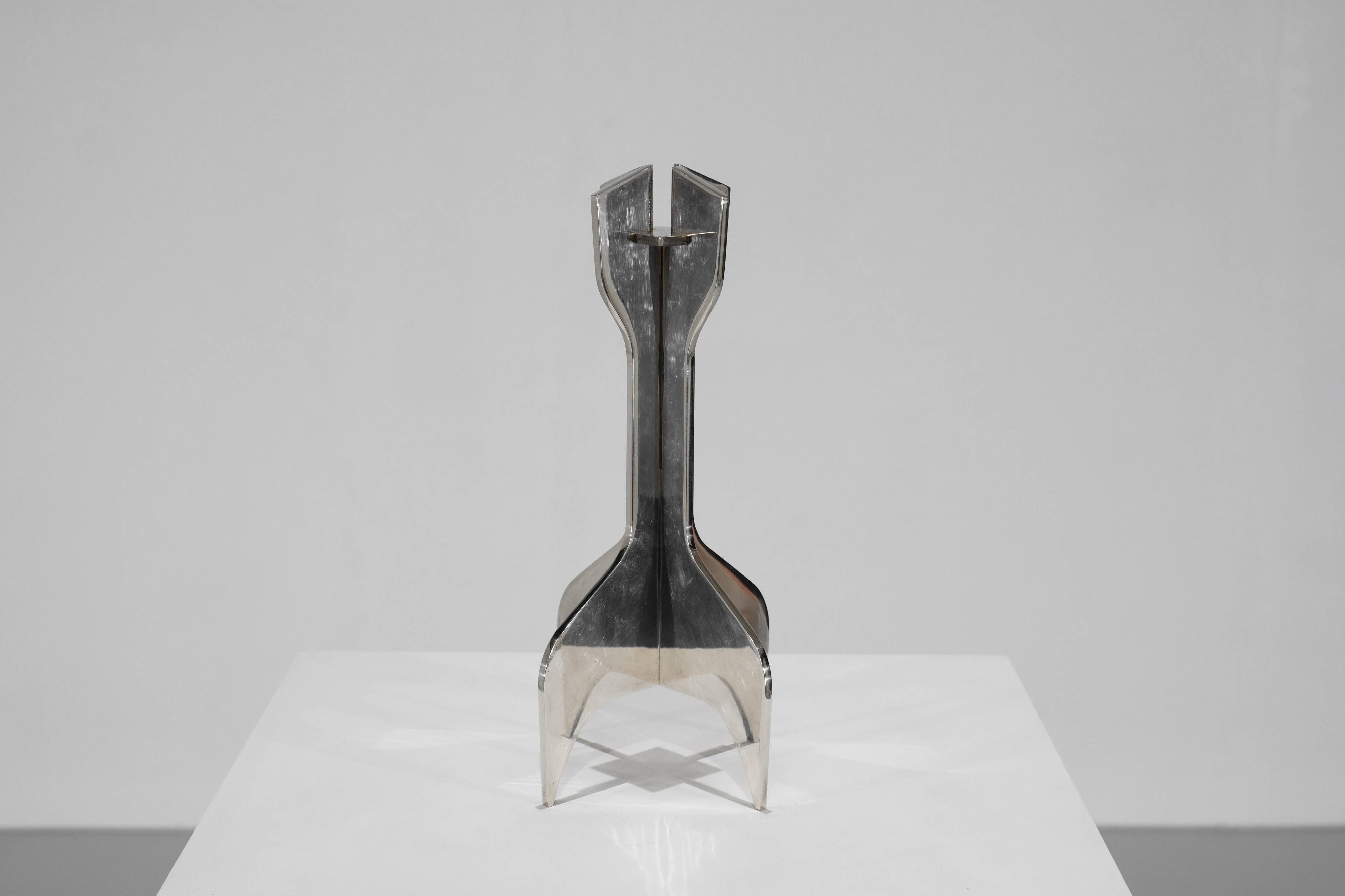 Candle holder by Marcel Breuer for Gavina, Italy, 1960s.