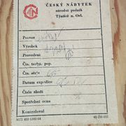 Table basse vintage de Jiří Jiroutek de Tchécoslovaquie 1960