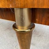 Art Deco sideboard in glossy burr walnut 1940 240cm