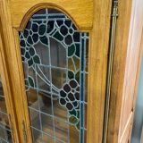 Display cabinet / showcase in solid oak