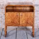 Art Deco Cabinet in Walnut & Veneer, Czech, 1920s