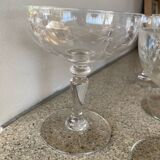 Assortment of 6 champagne glasses