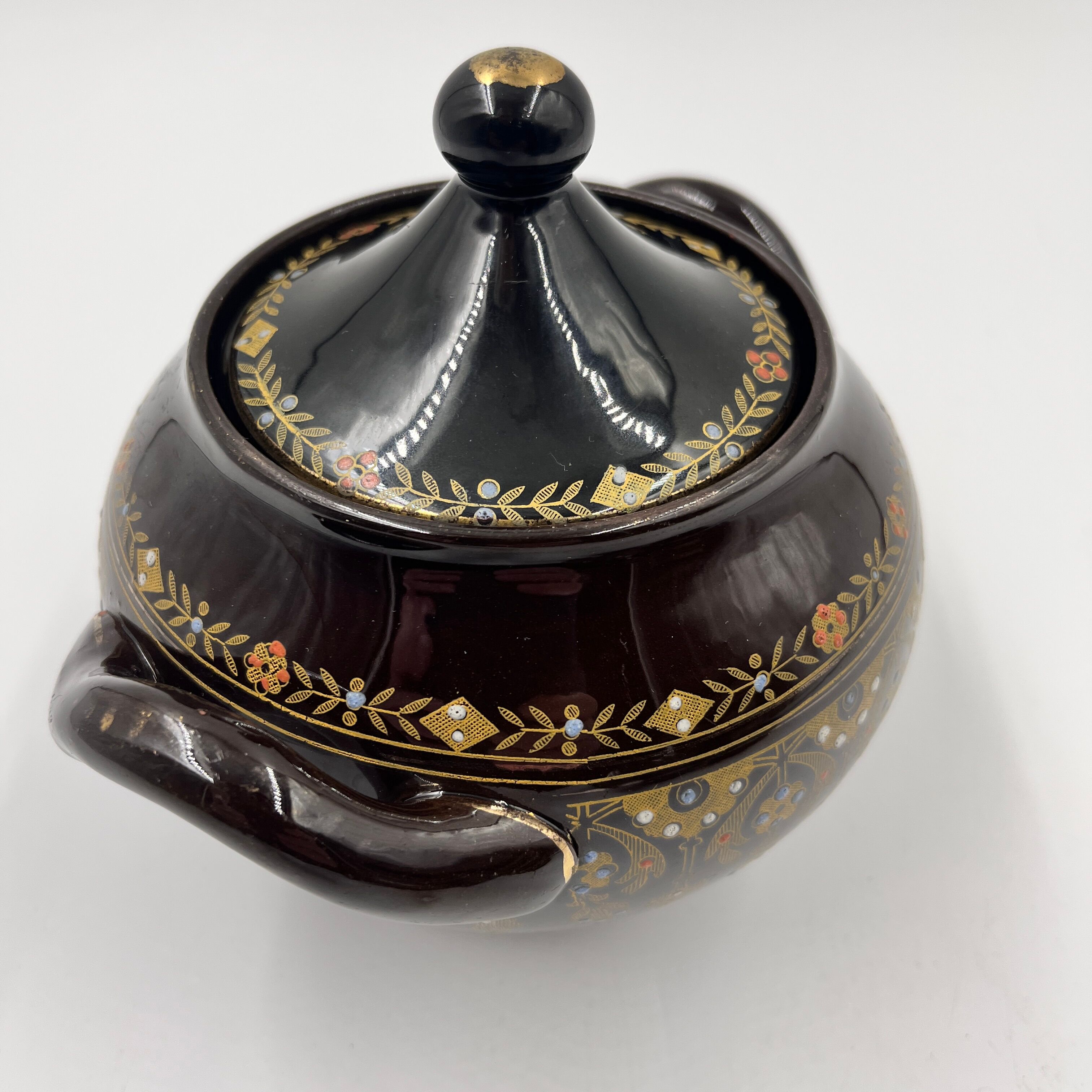 Tea service Sarreguemines Rockingham