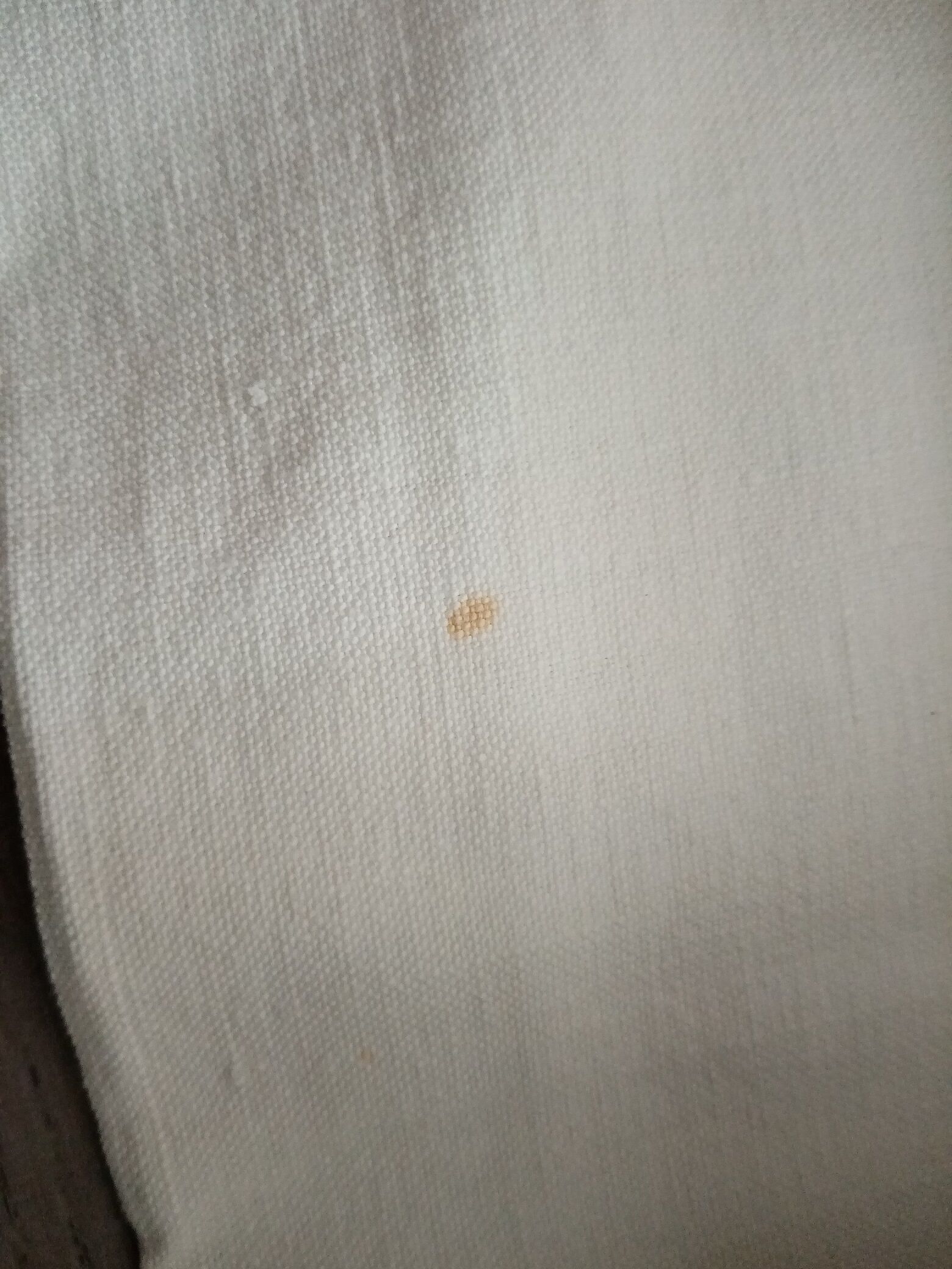 Old embroidered monogram EC métis sheet 300 x 200 cm Art Deco