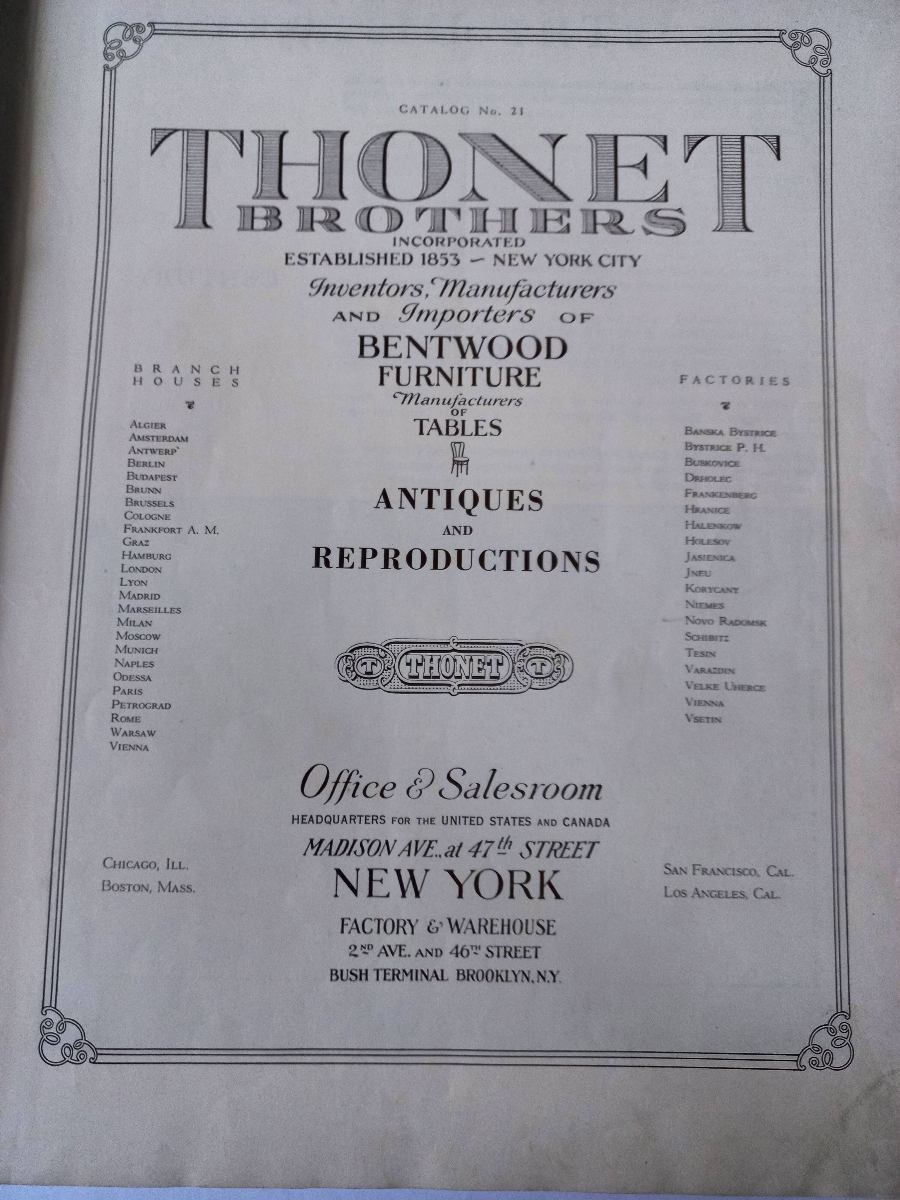 Set of 4 Art Deco chairs by Thonet, No. A78, circa 1930