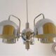 Hanging lamp chromed metal