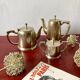 Antique Art Deco silver-plated tea and coffee set