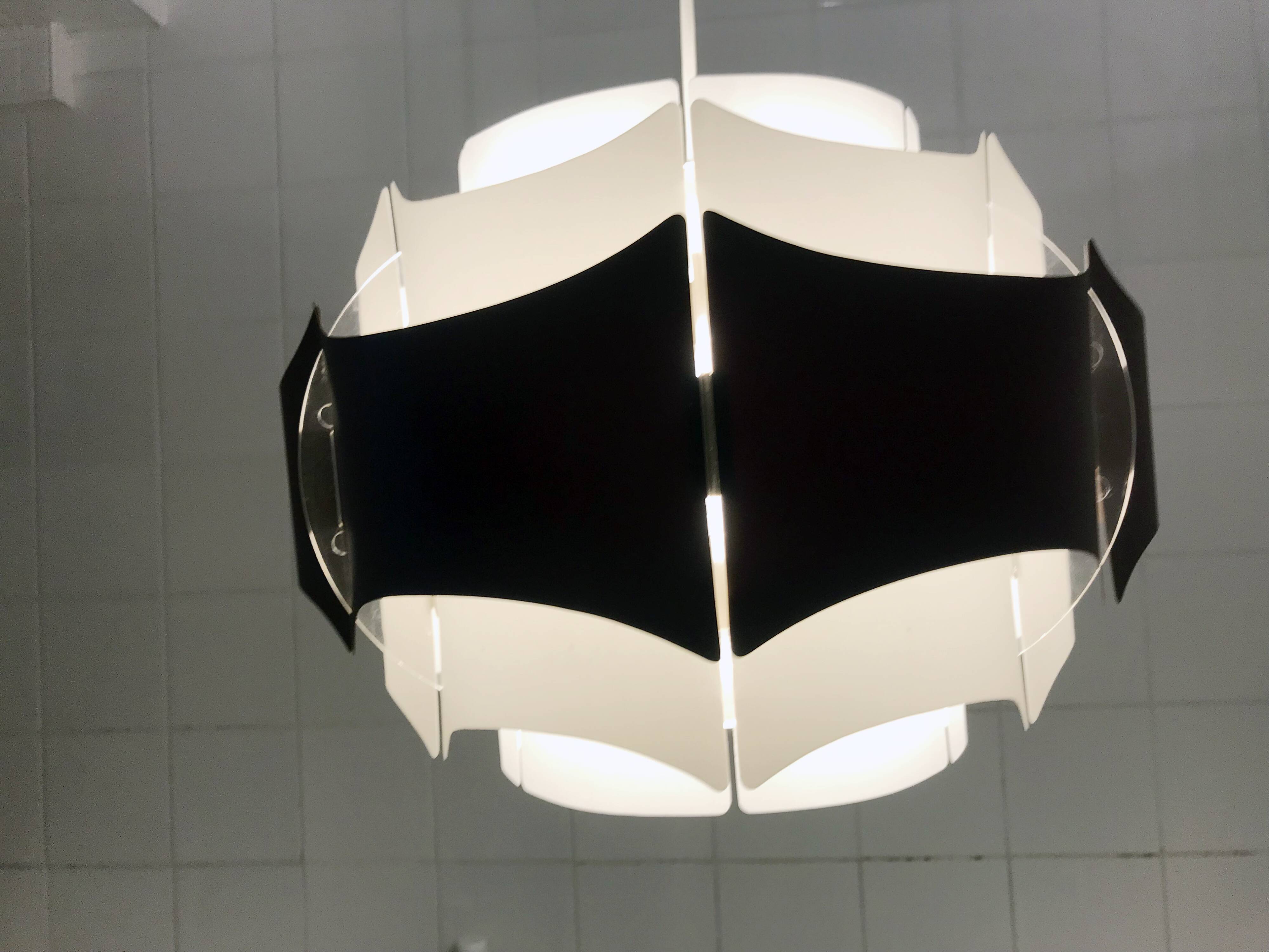 Vintage Danish Pendant Lamp • Prisma • Lars Eiler Schiøler • 1970s