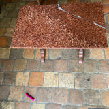 Table basse marbre rose
