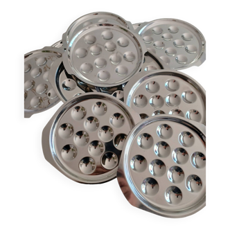 11 Stainless Steel Snail Plates