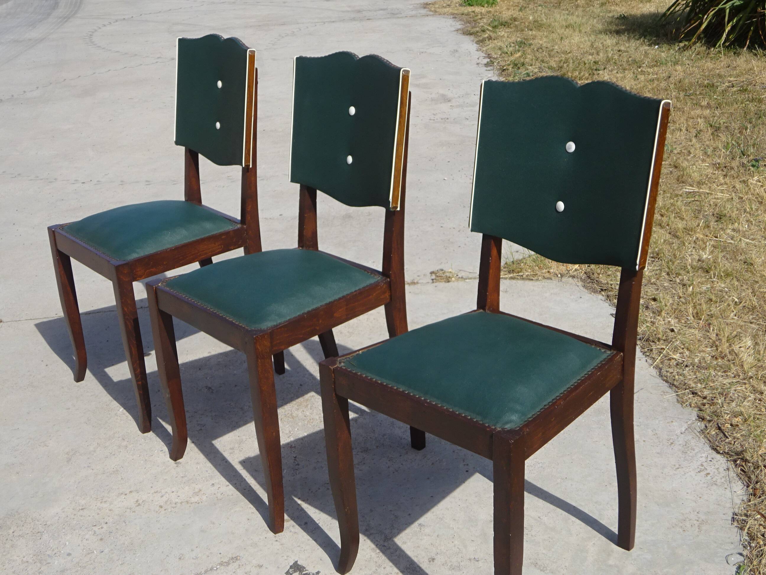Restored Art Deco chairs, the 6.