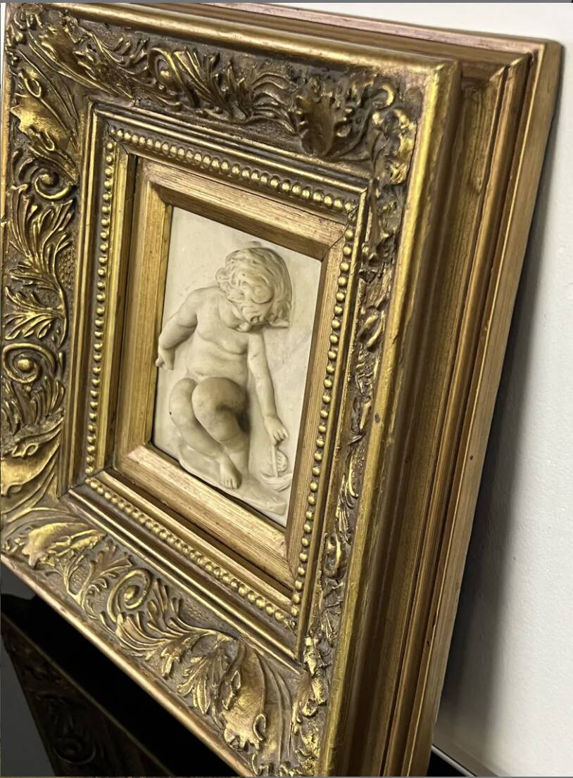 Marble high relief, 1882