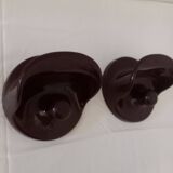 Paire de portemanteaux muraux Gancio Kartell