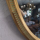 Empire style oval mirror
