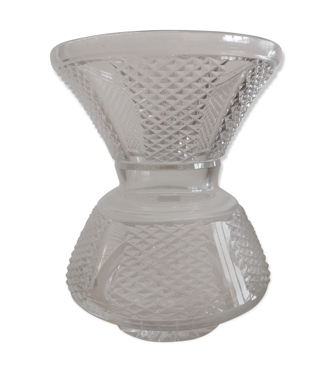 Vase en verre transparent vintage | Selency