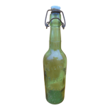 Old green bottle biére & lemonade e. beis la réole