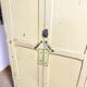 Parisian wardrobe patinated paint