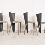 Vintage dining chairs by Frans Van Praet, set of 4