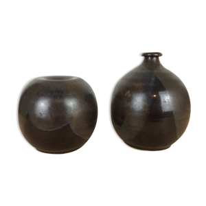 Paire de vases boule