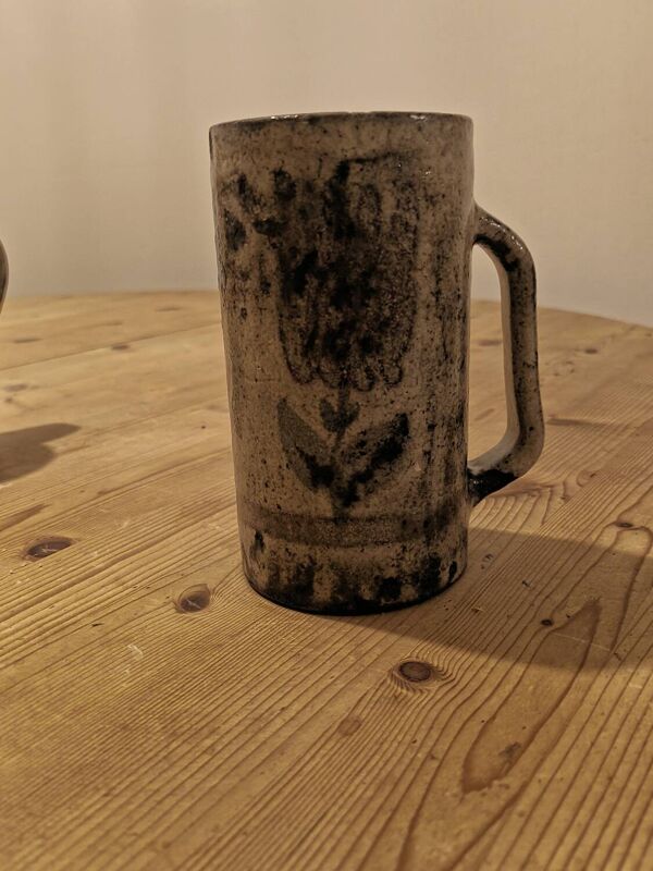 Lot de 2 pots et 1 mug en céramique de Gustave RAYNAUD