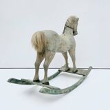 Antique Victorian Swedish Toy Horse /Hand Crafted/ Wooden /Folk Art /Decorative