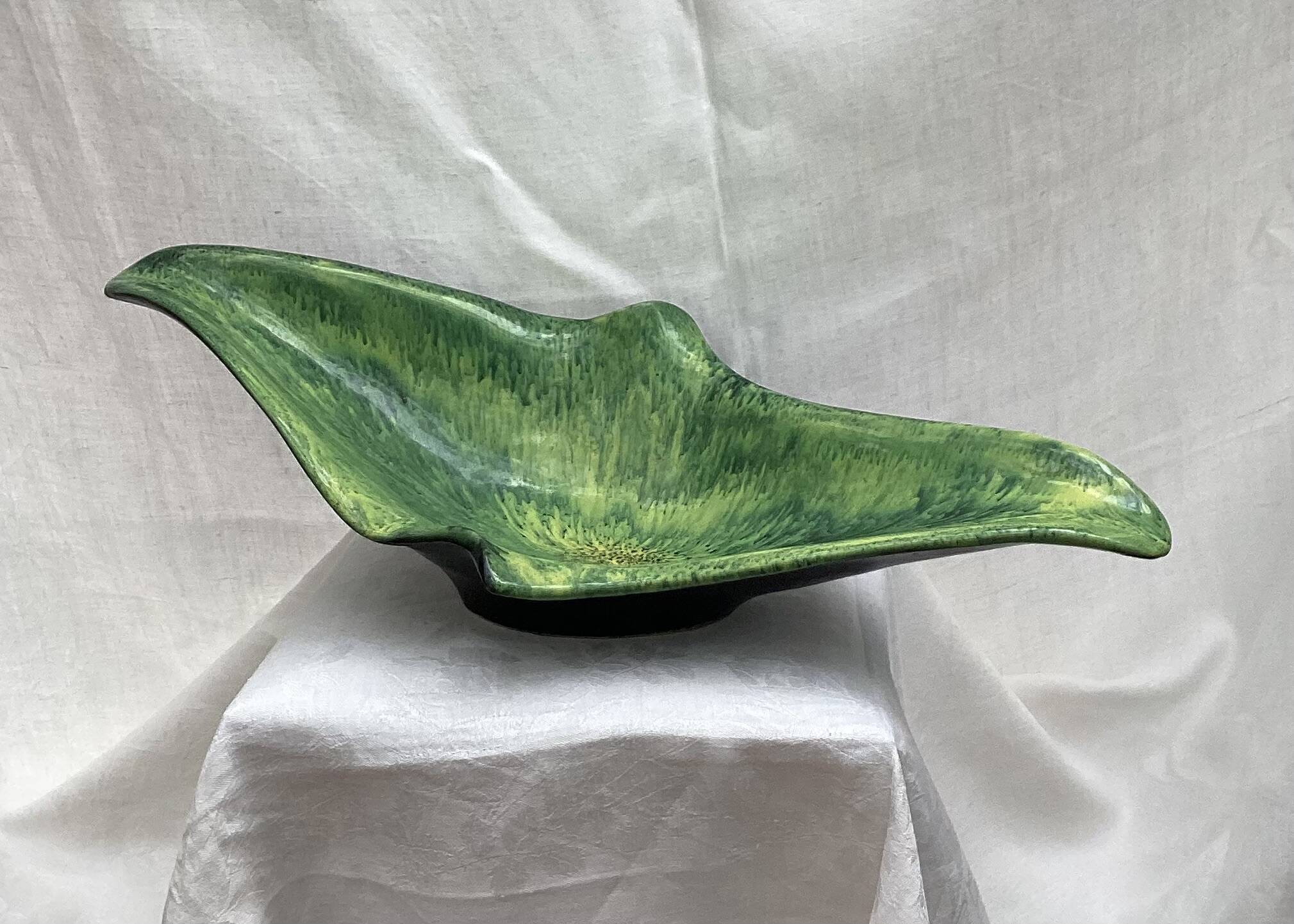 Ceramic catchall signed dimensions: height - 16 cm - width - 51 cm -